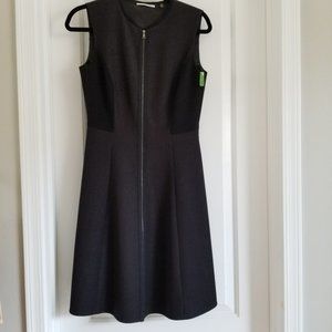 T Tahari Charcoal Grey Dress